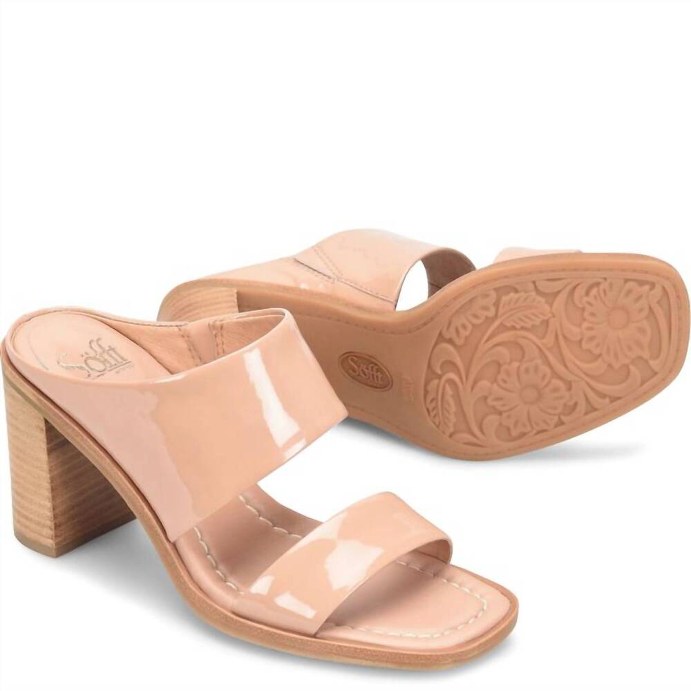 NEW SOFFT women's shiela sandals in pink rose